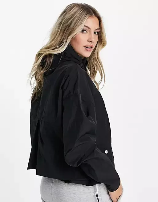 Parachute windbreaker in black by TJS