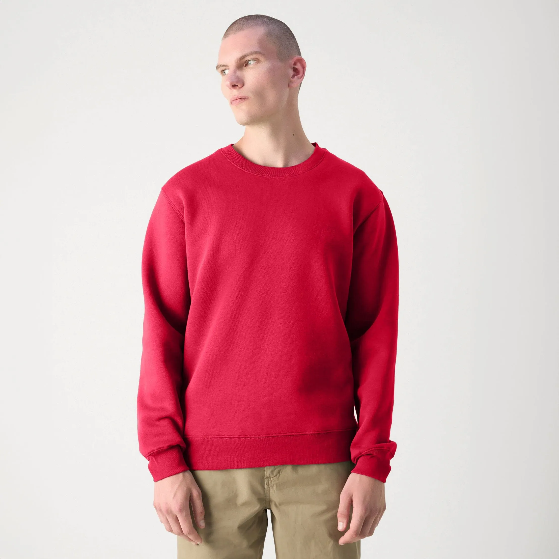 Payper Men's Crew Neck Fleece Sweatshirt