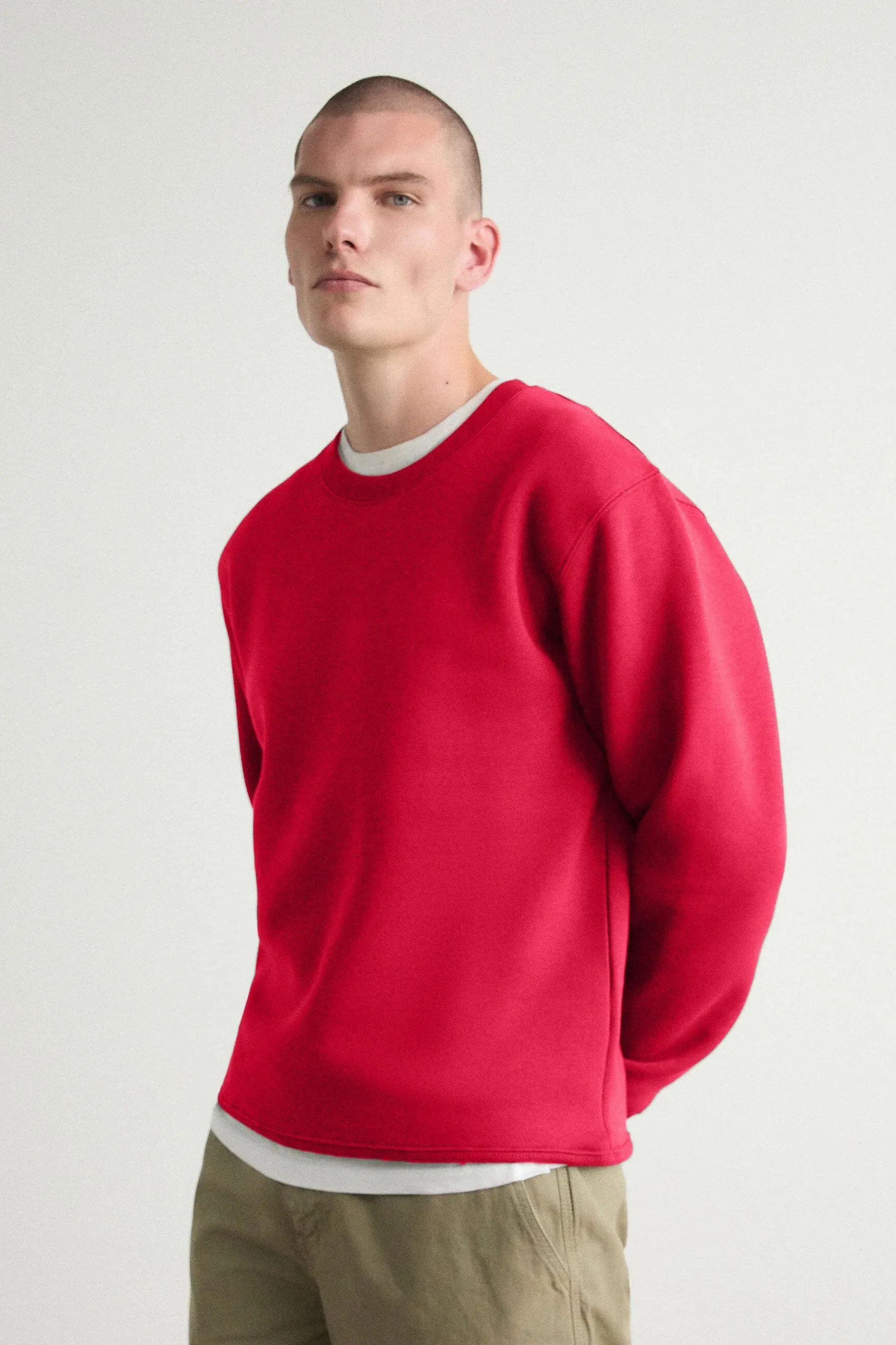 Payper Men's Crew Neck Fleece Sweatshirt