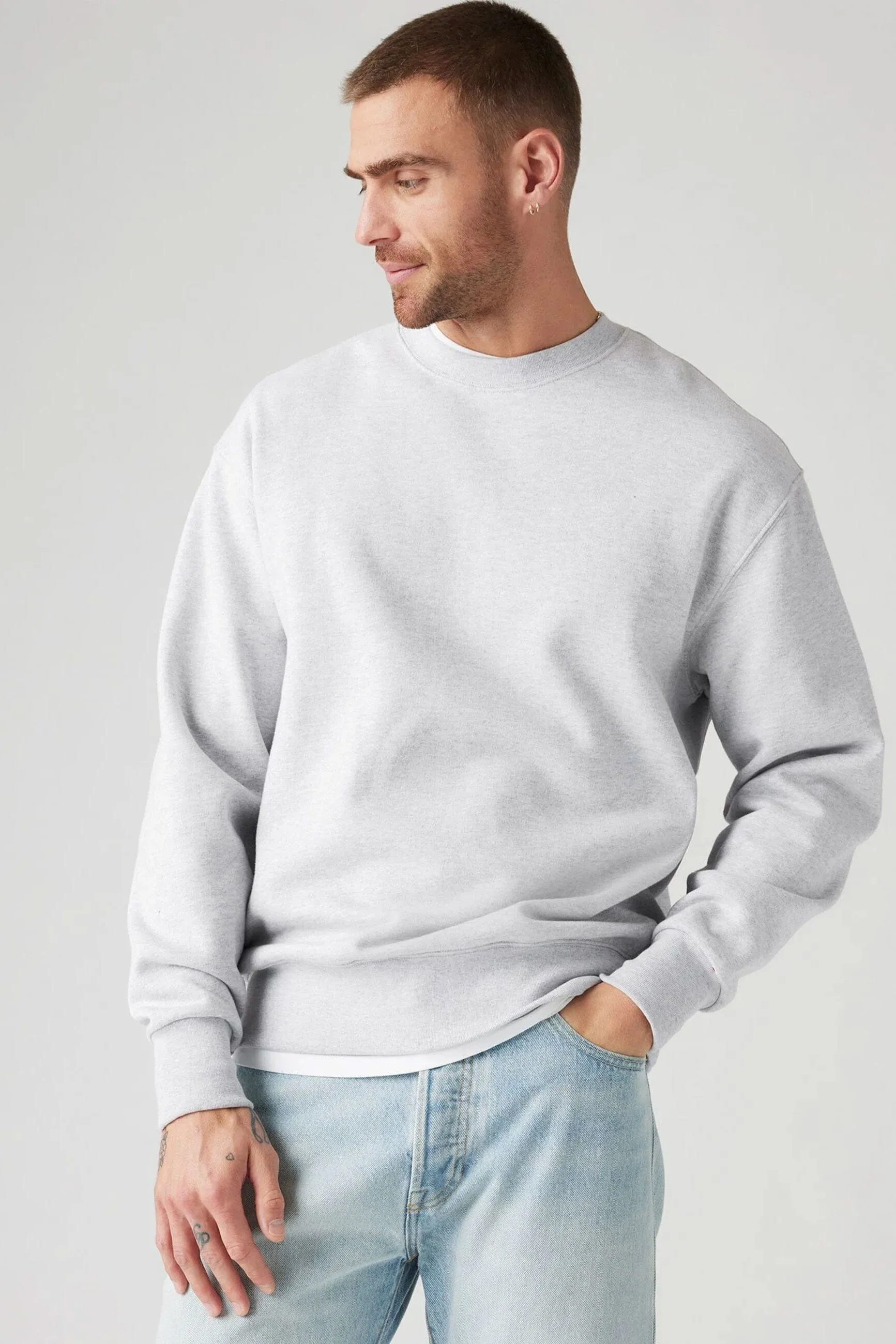 Payper Men's Crew Neck Fleece Sweatshirt