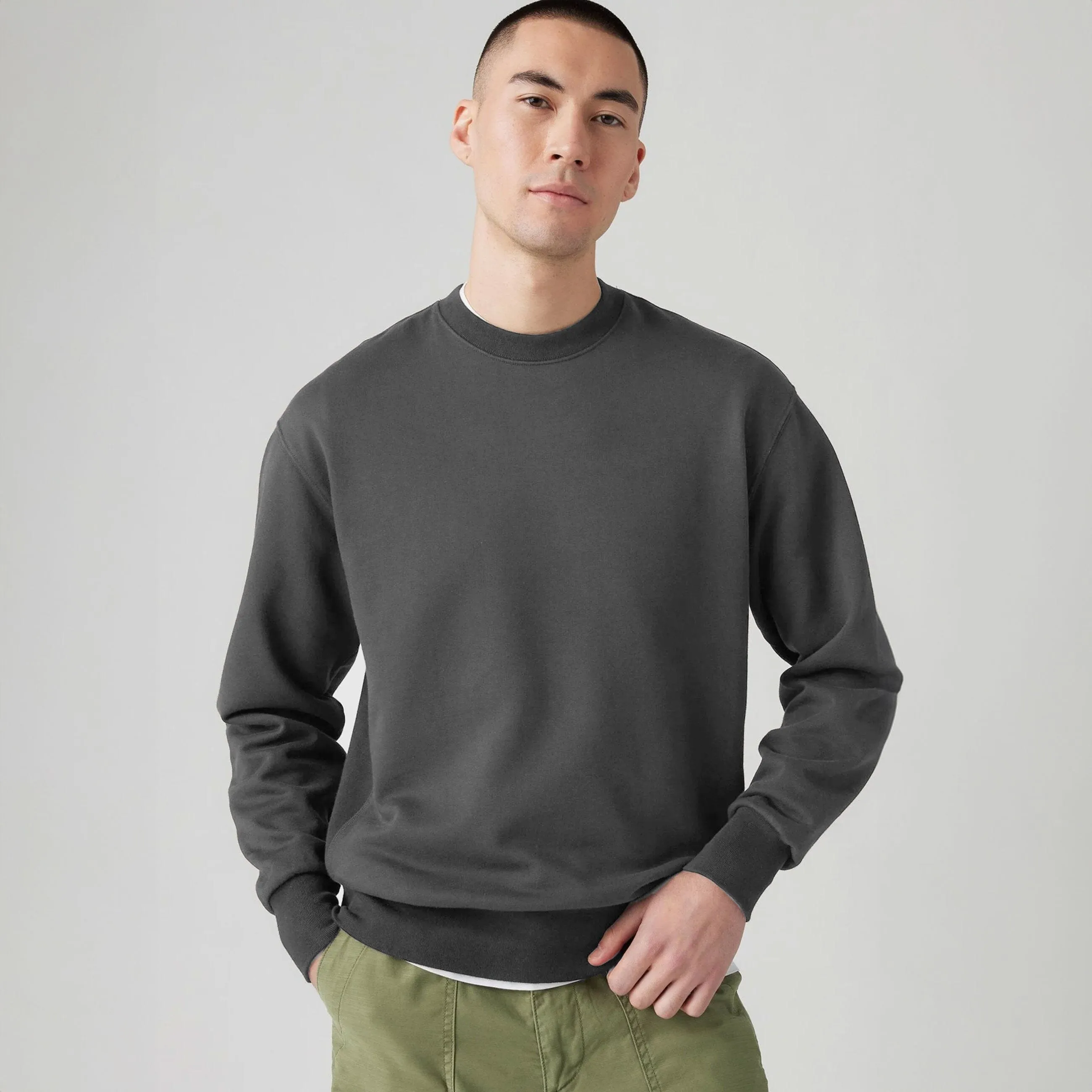 Payper Men's Crew Neck Fleece Sweatshirt