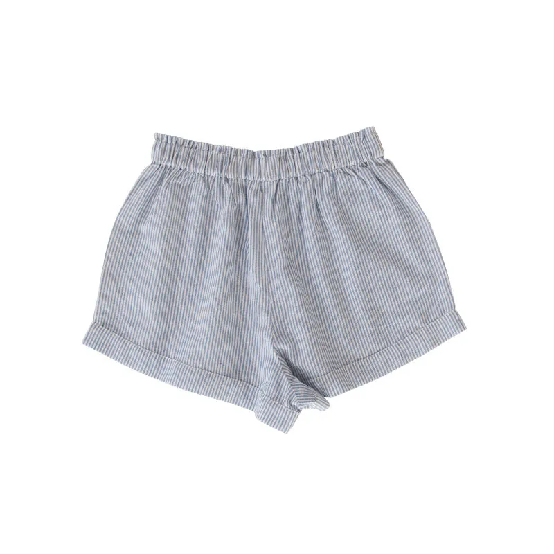 Peggy Sara Shorts - Blue Stripe