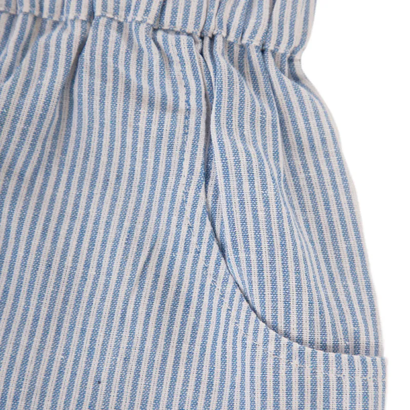 Peggy Sara Shorts - Blue Stripe