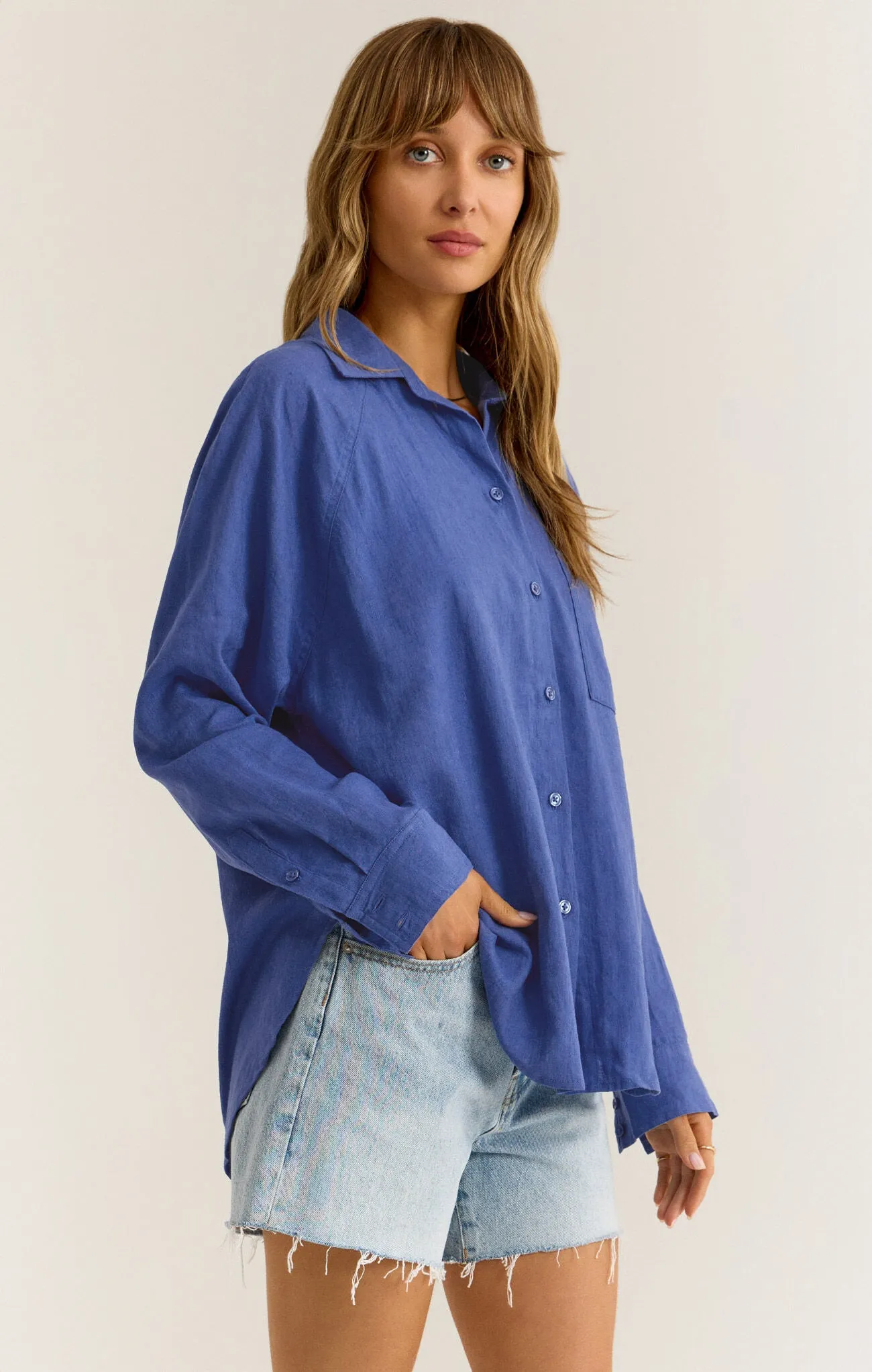 PERFECT LINEN TOP