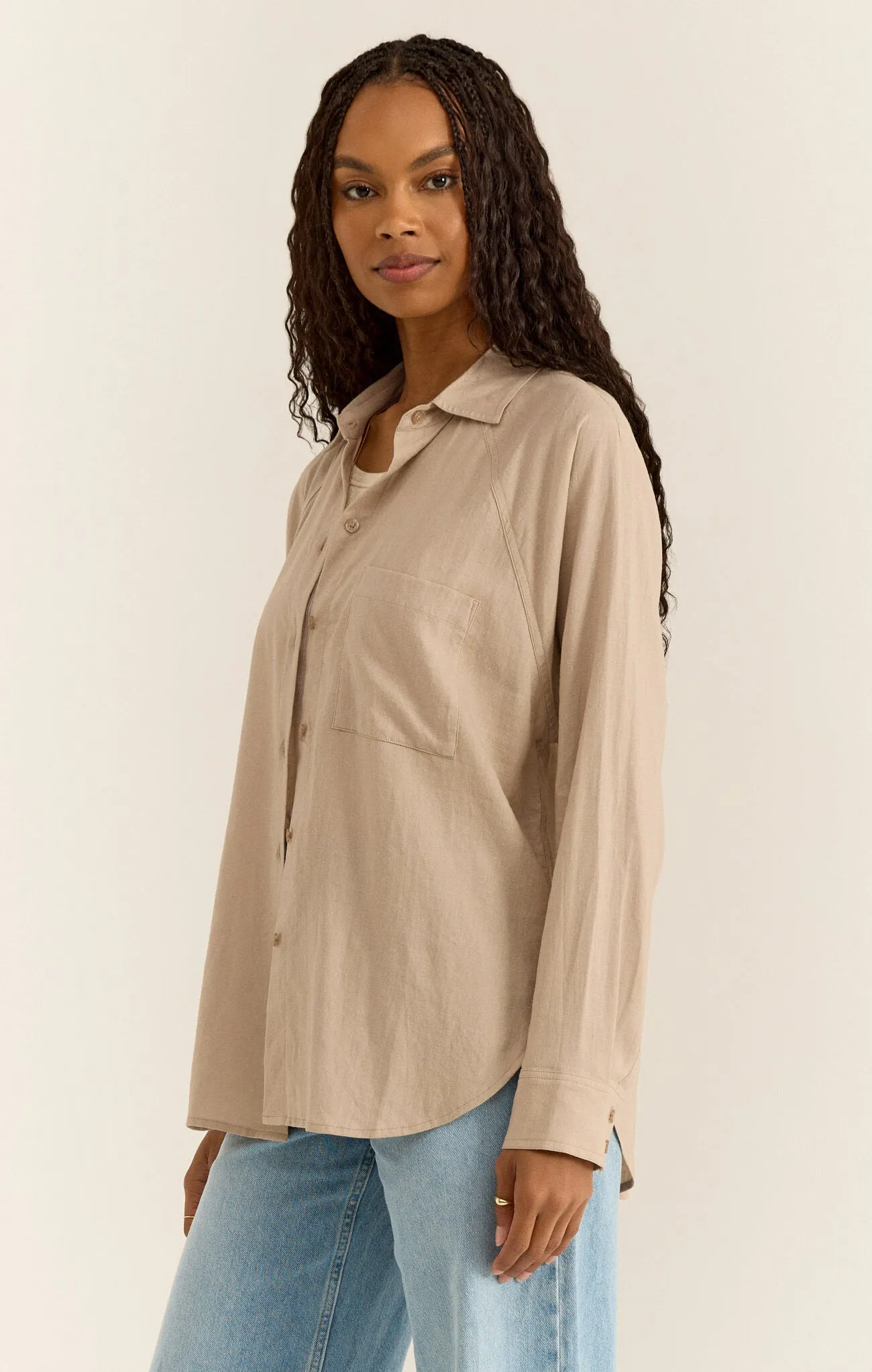 PERFECT LINEN TOP