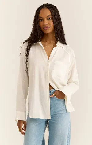 PERFECT LINEN TOP