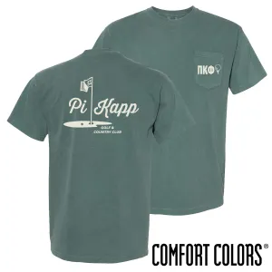 Pi Kapp Comfort Colors Par For The Course Short Sleeve Tee