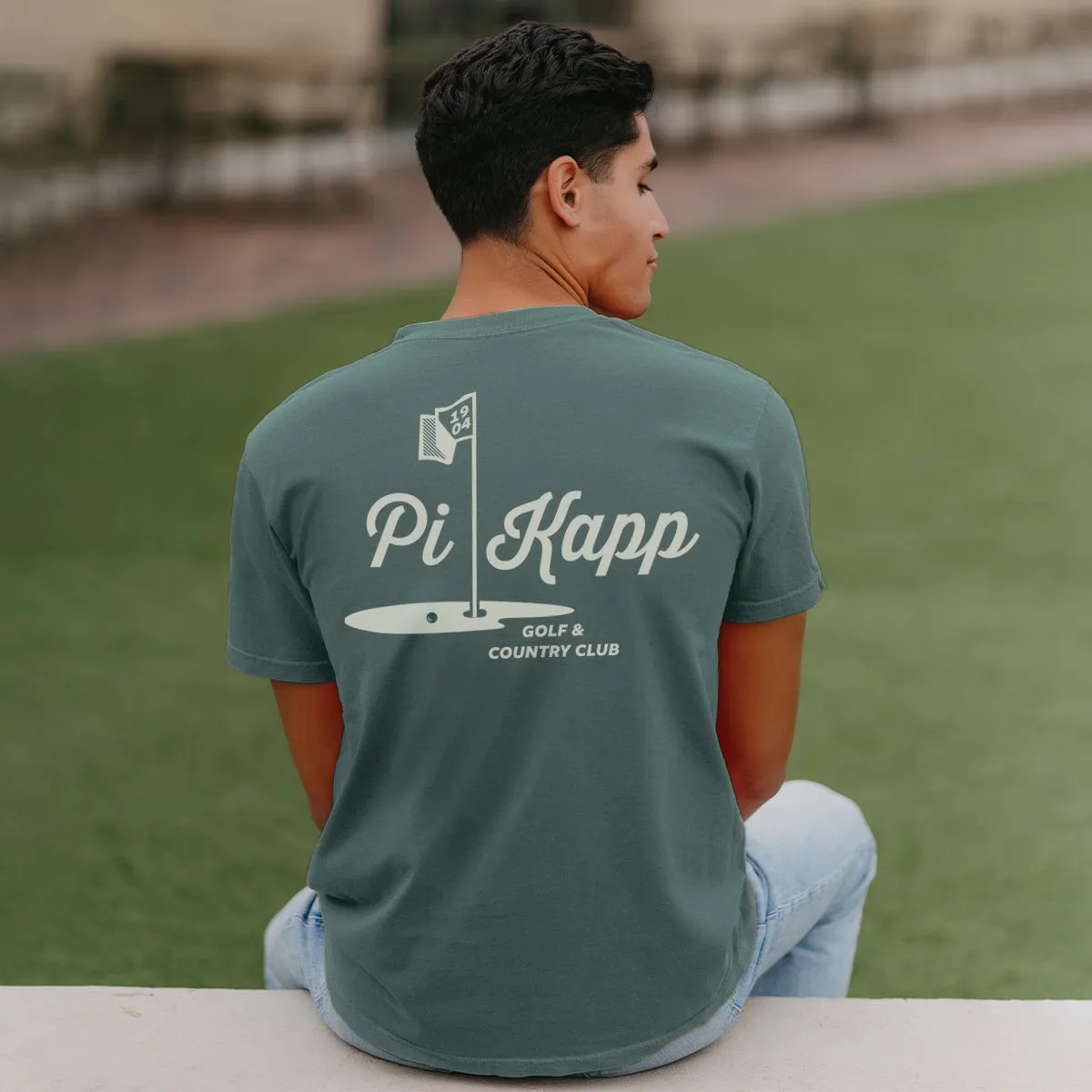 Pi Kapp Comfort Colors Par For The Course Short Sleeve Tee