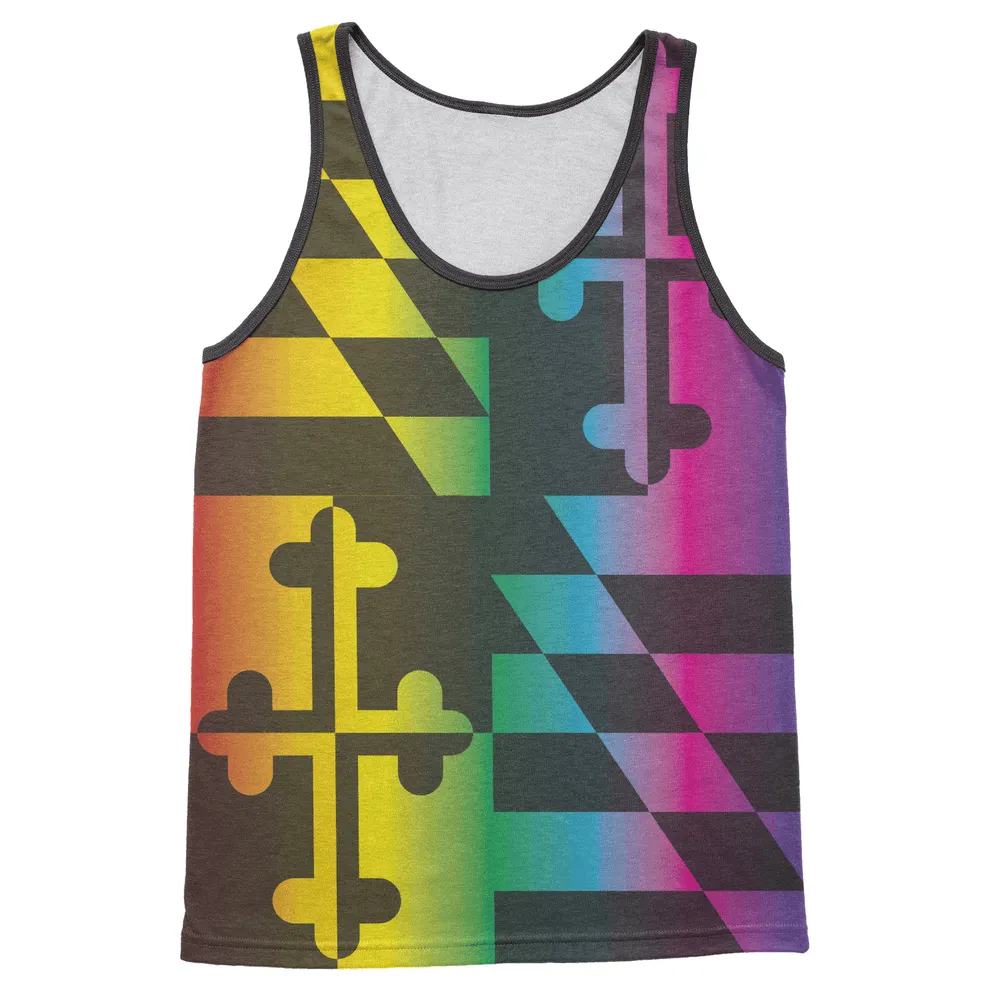 Rainbow Maryland Flag / Tank