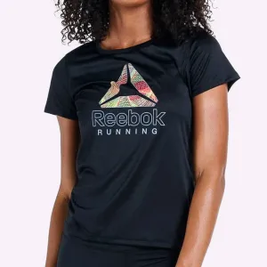 Reebok - Women's Running Essentials Delta Graphic Tee - Black