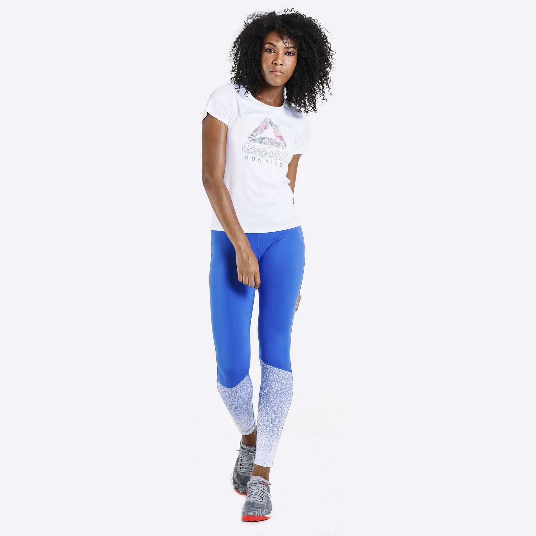 Reebok - Women's Running Essentials Delta Graphic Tee - White