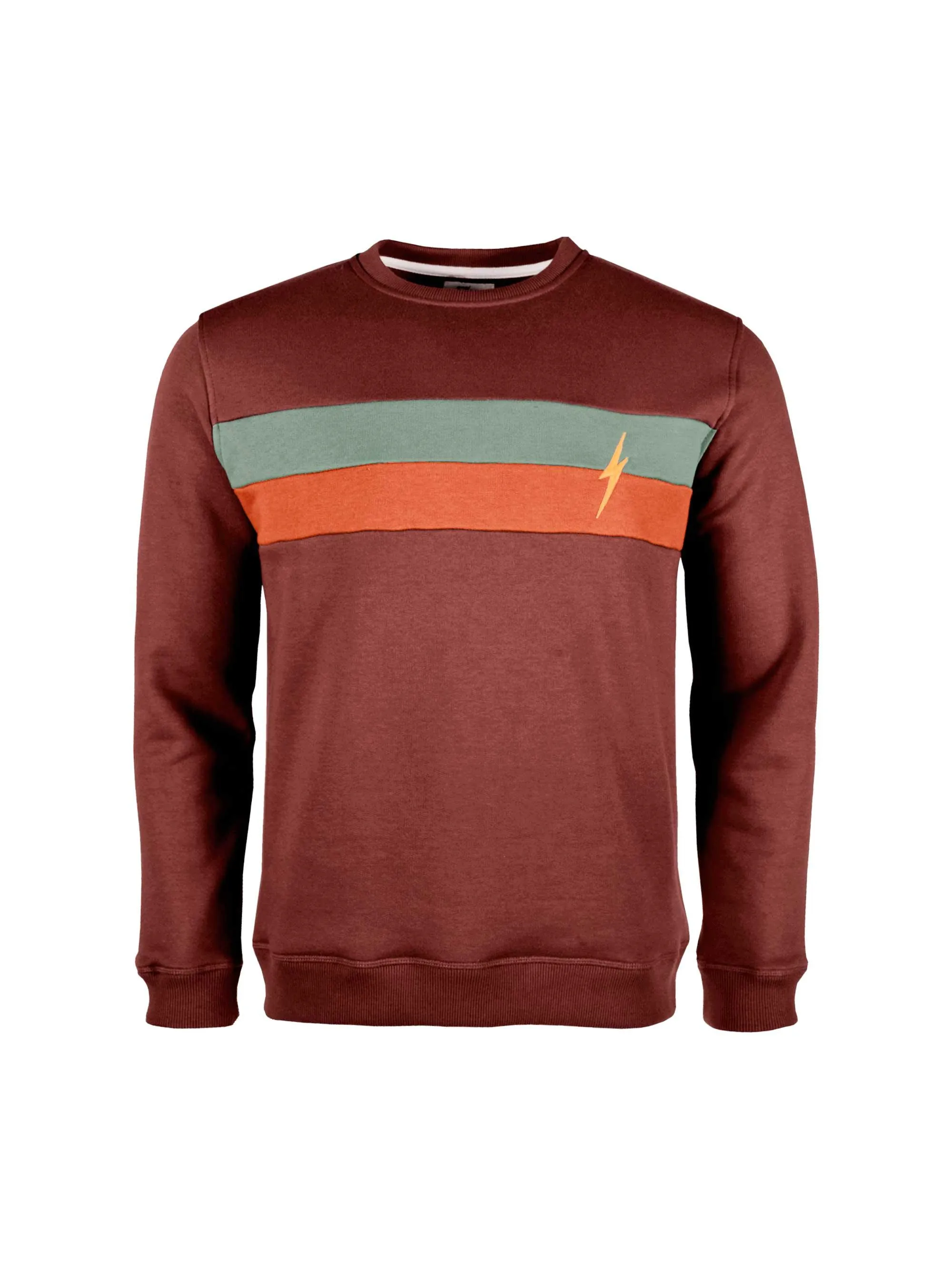 REGULAR SWEATSHIRT WITH COLOR BLOCK