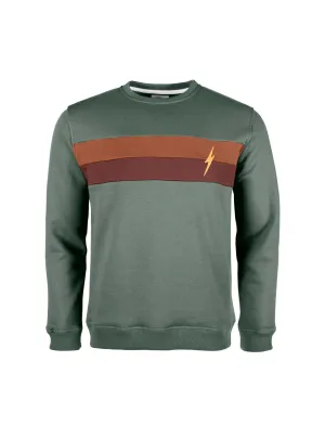 REGULAR SWEATSHIRT WITH COLOR BLOCK