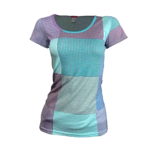 SECONDS Women's Hawea Scoop Neck Tee | Lake Blue