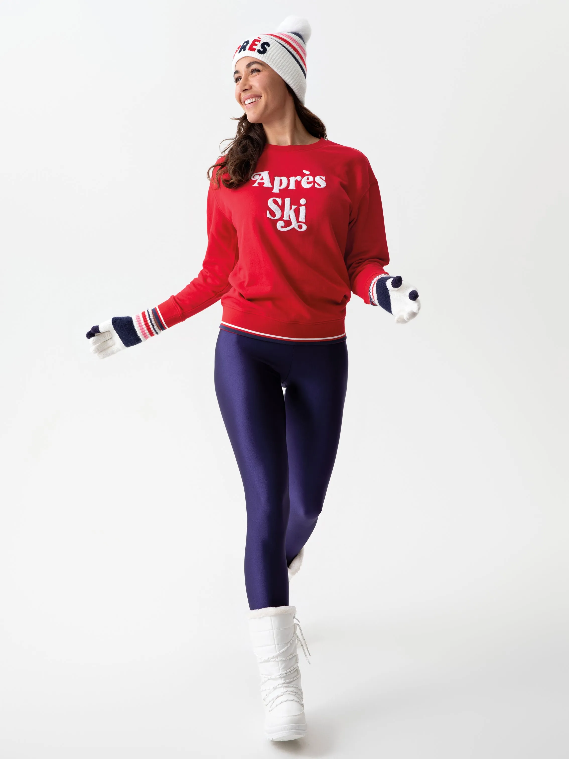 Shiraleah "Apres Ski" Sweatshirt, Red