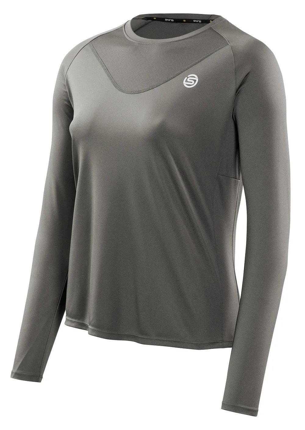 Skins Women's Activewear Long Sleeve Tops 3-Series - Charcoal