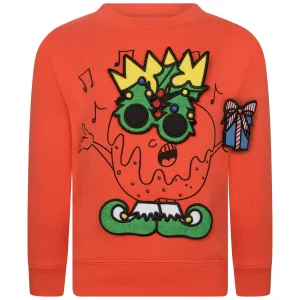 Stella McCartney Boys Xmas DetachabBadge Sweater