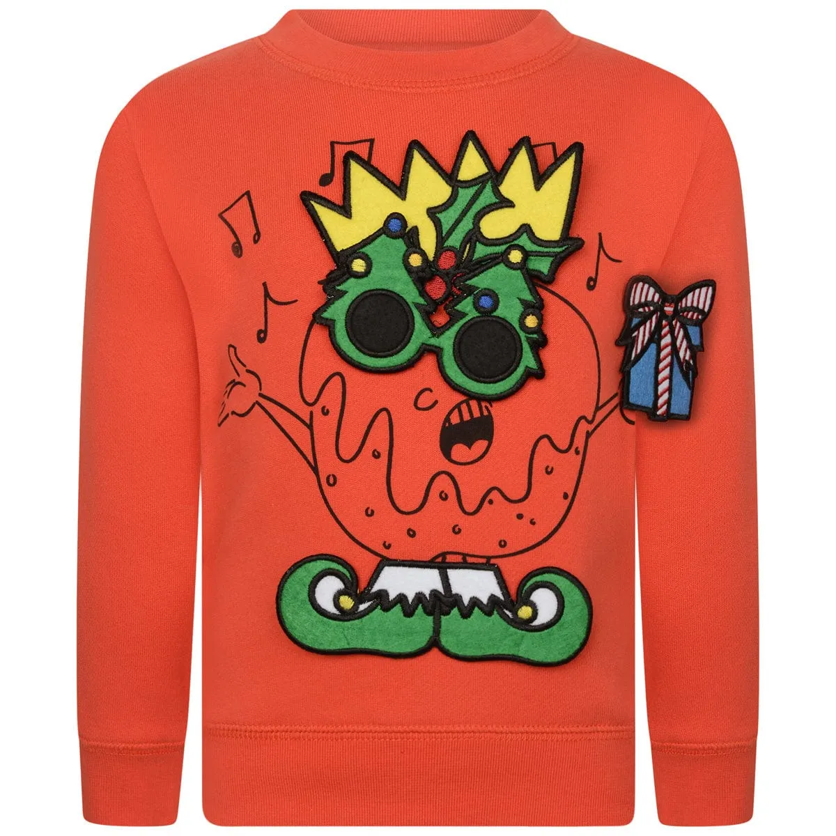 Stella McCartney Boys Xmas DetachabBadge Sweater