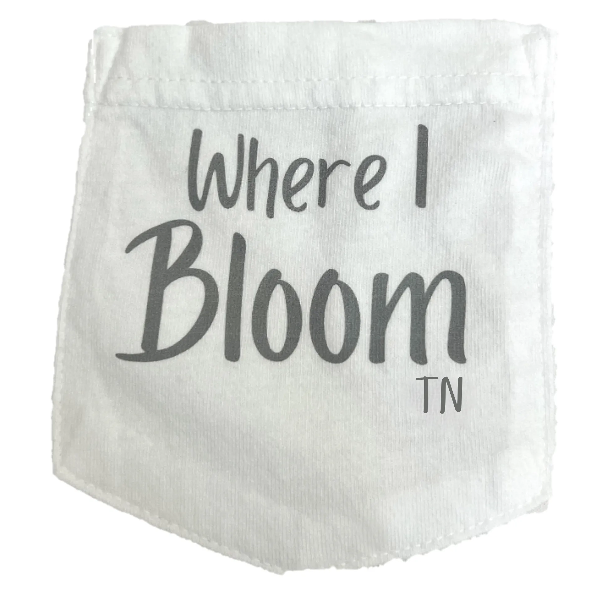 Tennessee Themed Comfort Colors Tshirt - "Where I Bloom" Collection