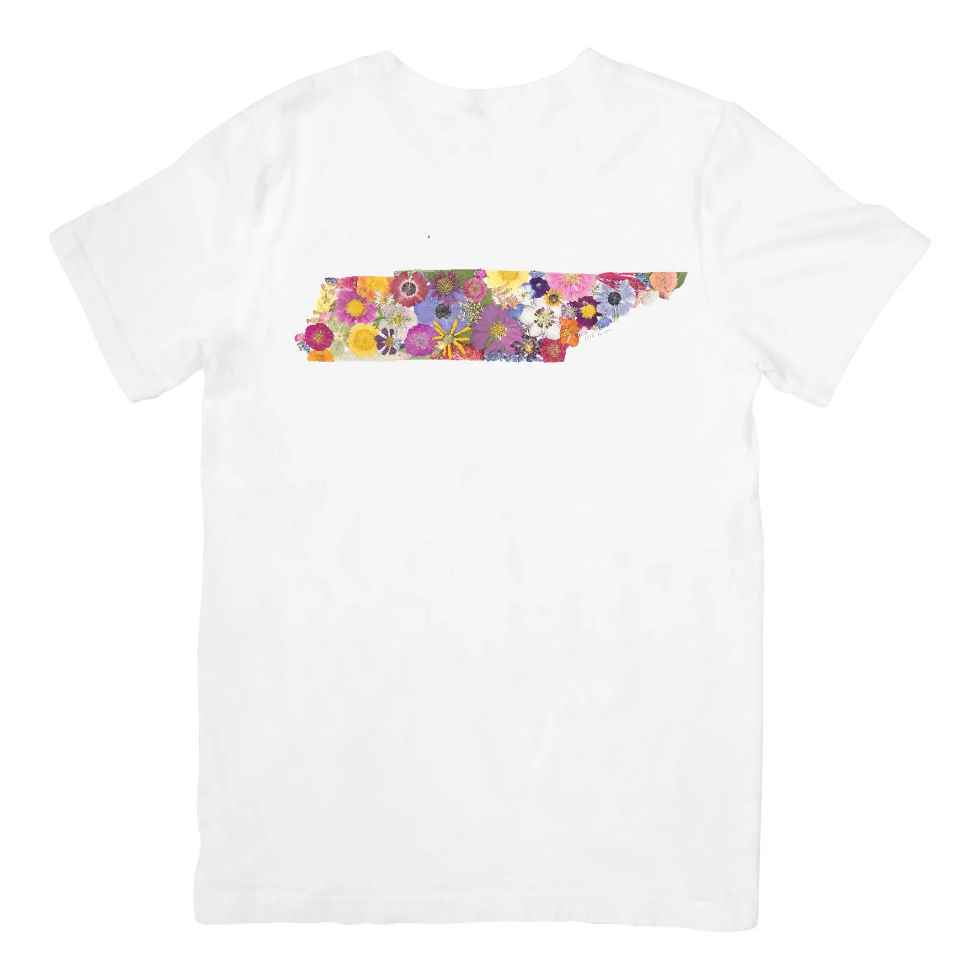 Tennessee Themed Comfort Colors Tshirt - "Where I Bloom" Collection