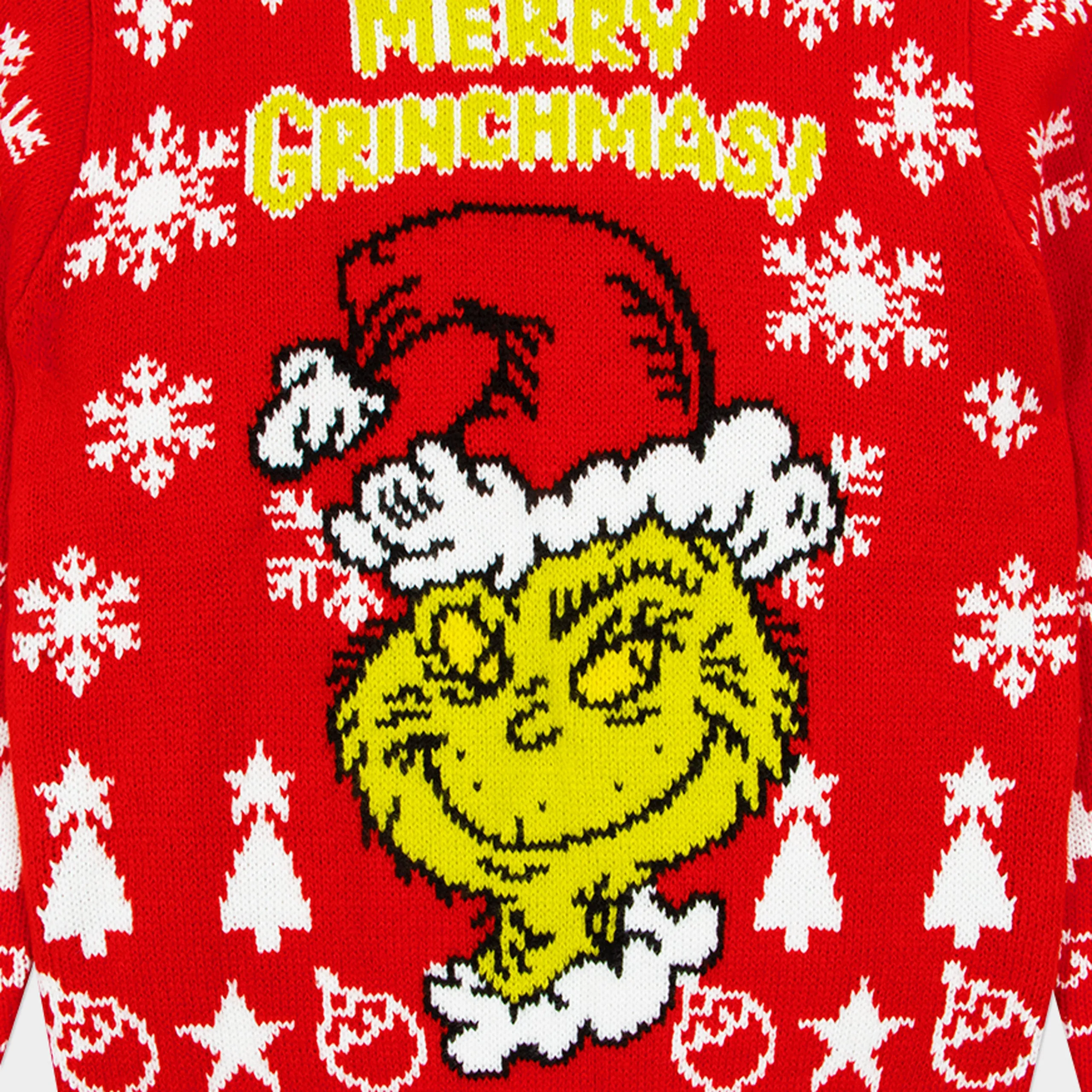 The Grinch Boys Christmas Jumper