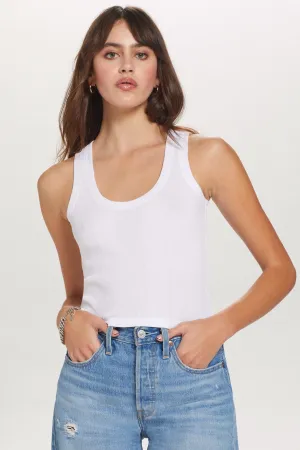 Variegated Rib Crop Tank