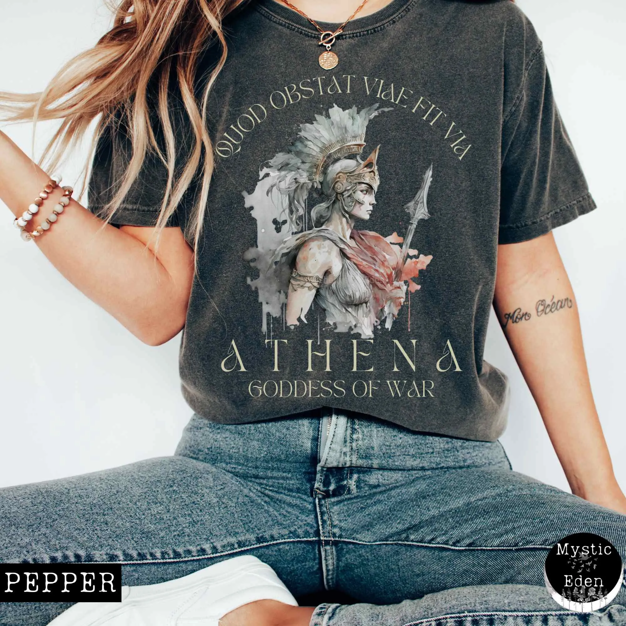 Vintage Athena Greek Mythology Shirt