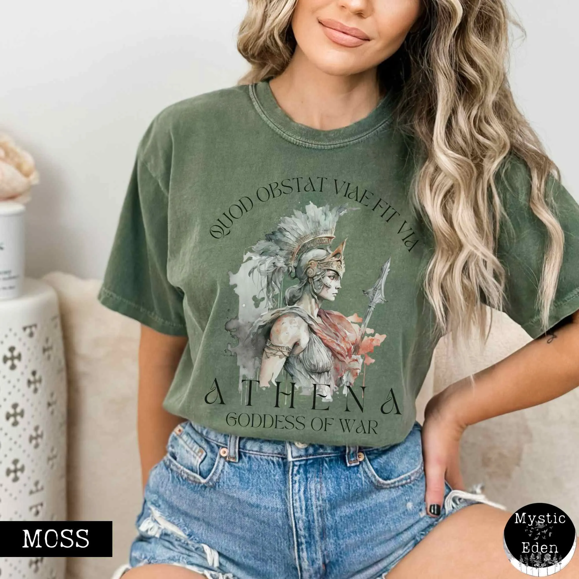 Vintage Athena Greek Mythology Shirt