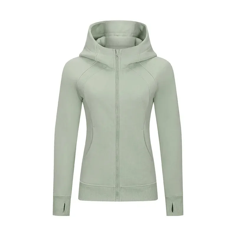 Zip-Up Athletic Fleece Hoodie for Women - SF1919