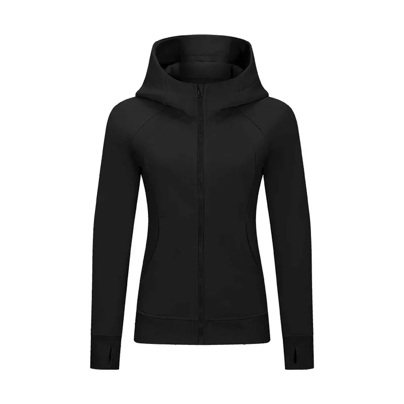 Zip-Up Athletic Fleece Hoodie for Women - SF1919