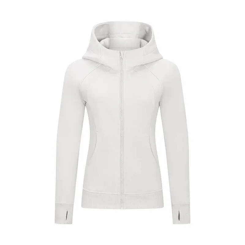 Zip-Up Athletic Fleece Hoodie for Women - SF1919