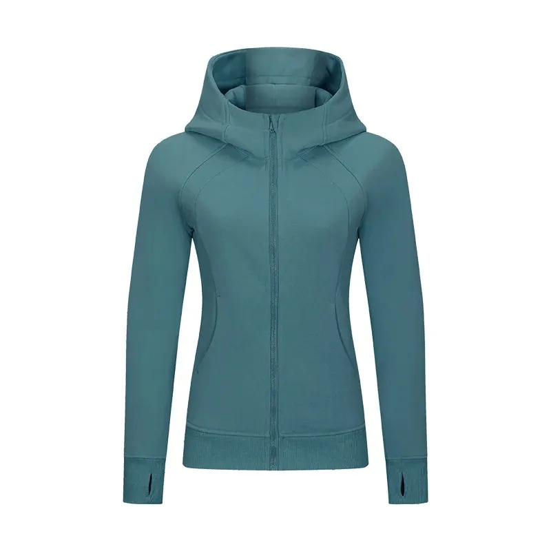 Zip-Up Athletic Fleece Hoodie for Women - SF1919