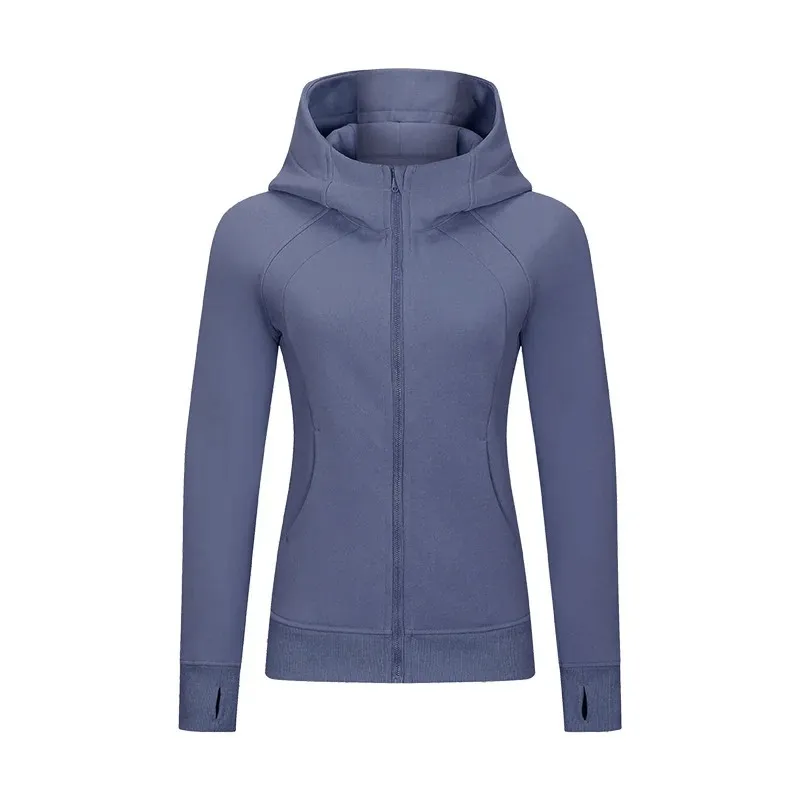 Zip-Up Athletic Fleece Hoodie for Women - SF1919