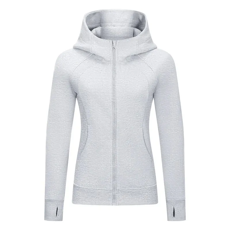 Zip-Up Athletic Fleece Hoodie for Women - SF1919