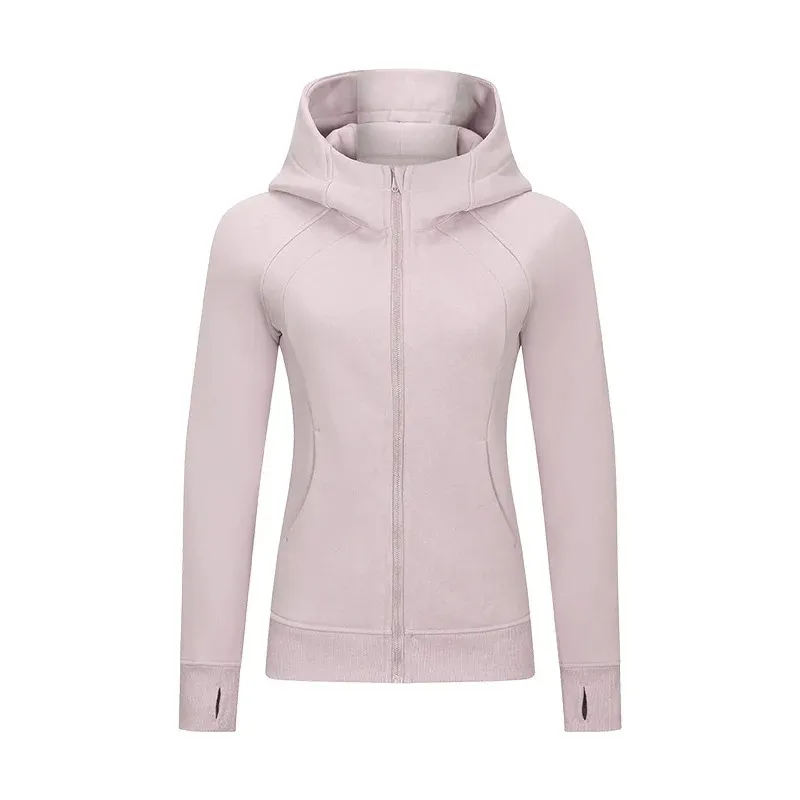 Zip-Up Athletic Fleece Hoodie for Women - SF1919