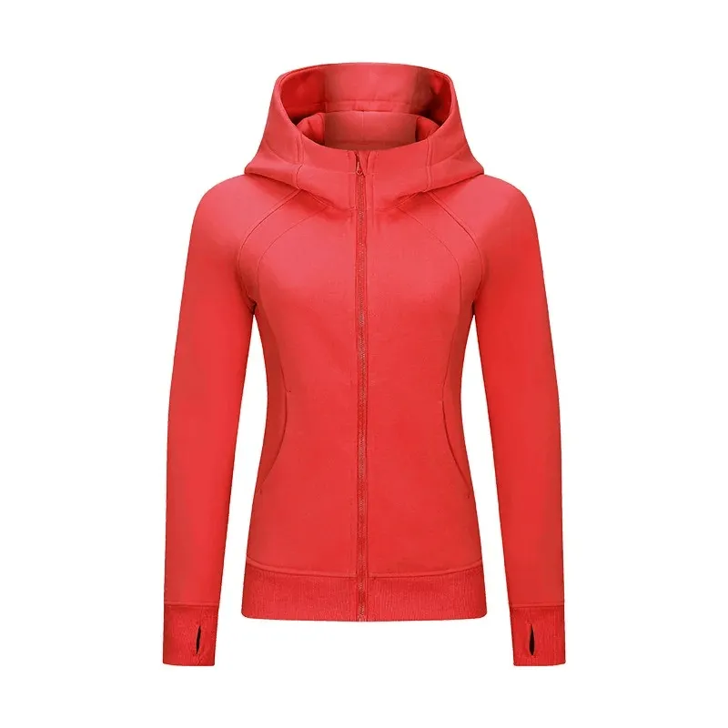 Zip-Up Athletic Fleece Hoodie for Women - SF1919